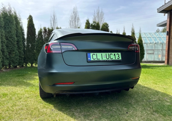 Tesla Model 3 cena 170000 przebieg: 69803, rok produkcji 2021 z Świętochłowice małe 37
